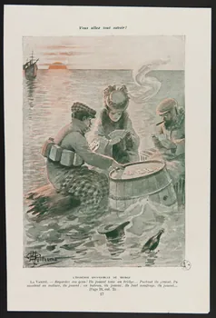 illustration L'EPIDEMIE UNIVERSELLE DE BRIDGE 1950.9.135 Photo