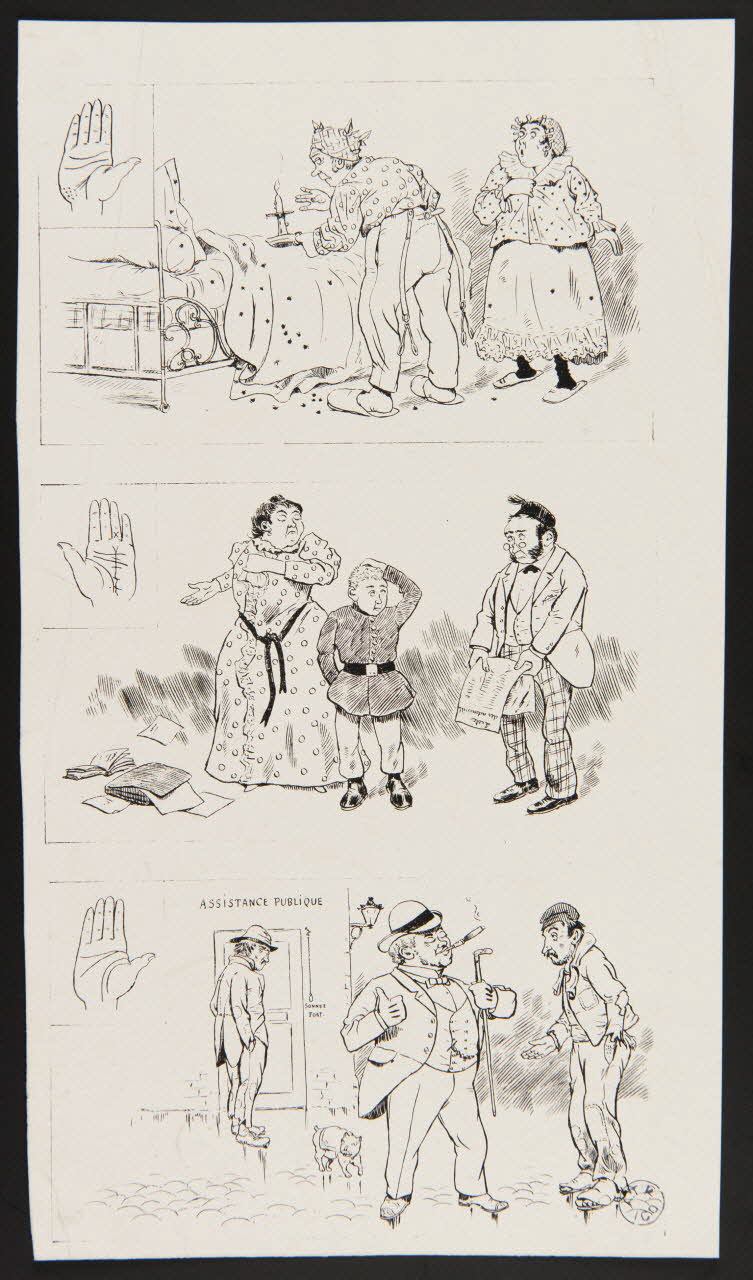 estampe Petites images humoristiques 1950.9.140 Photo