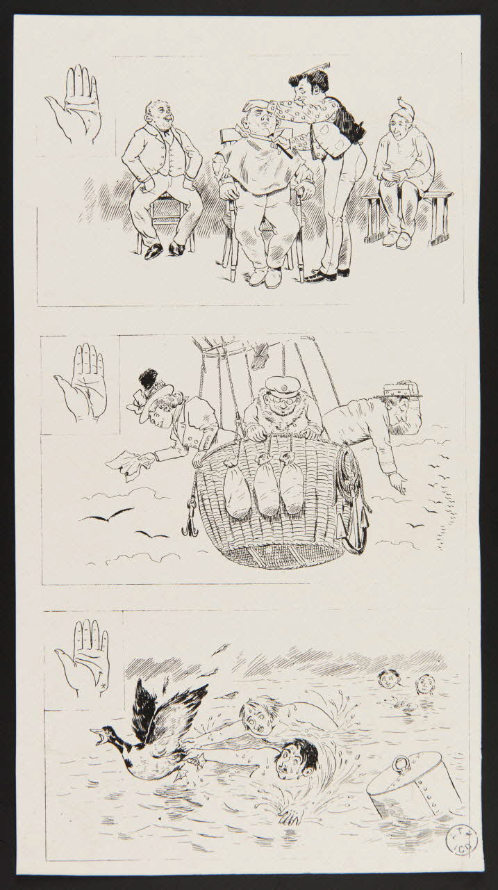 estampe Petites images humoristiques 1950.9.141 Photo