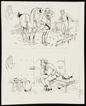 estampe Leçons de chiromancie 1950.9.142 Photo