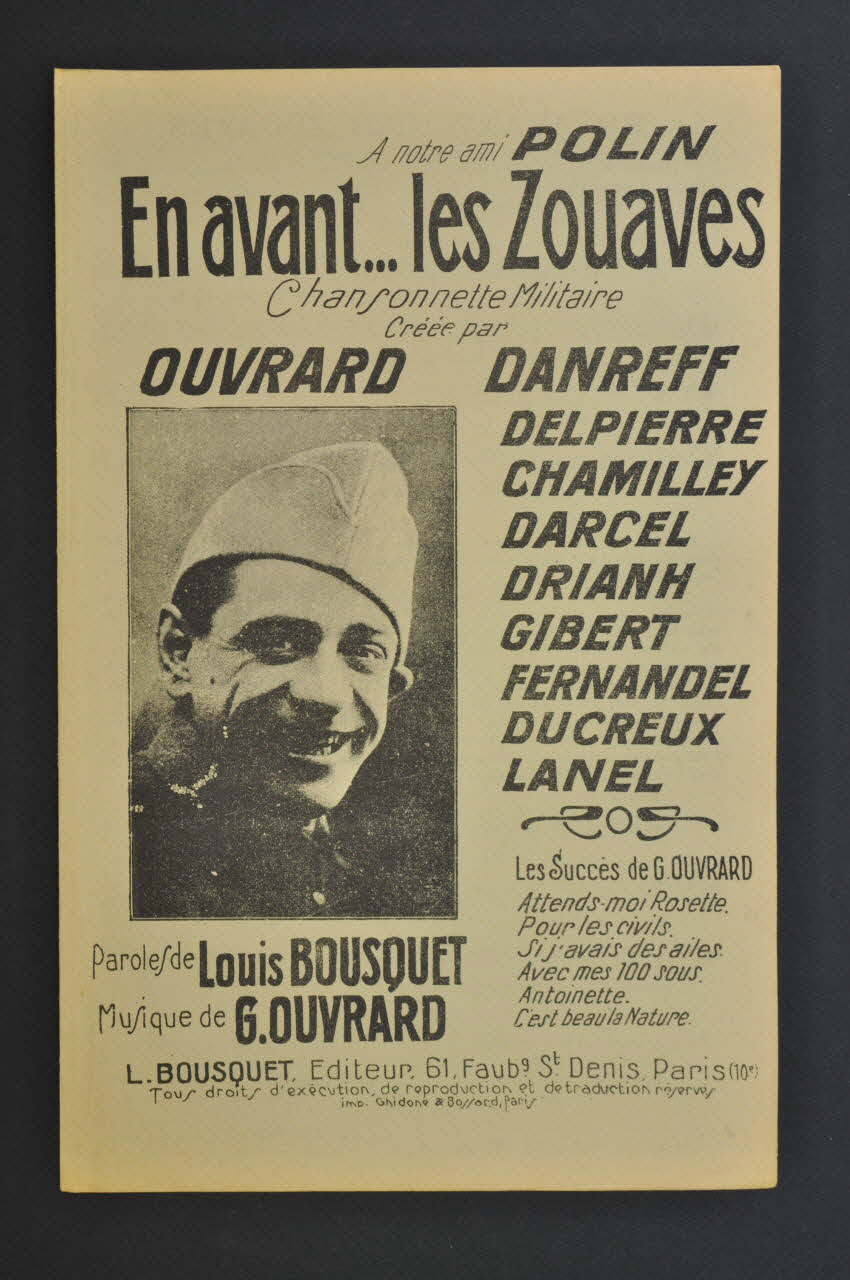 chanson petit format 1968.111.18 Photo Mucem