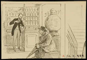 illustration DU DANGER DE JOUER AU PIQUET AVEC UN INDIVIDU  QUE L'ON NE CONNAIT PAS 1950.9.229  Photo