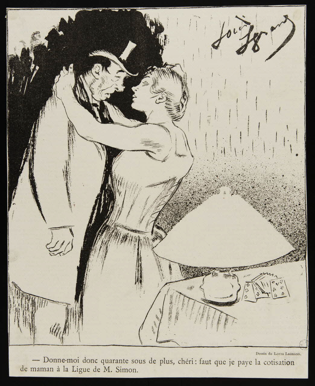 illustration Un homme et une femme 1950.9.255 Photo