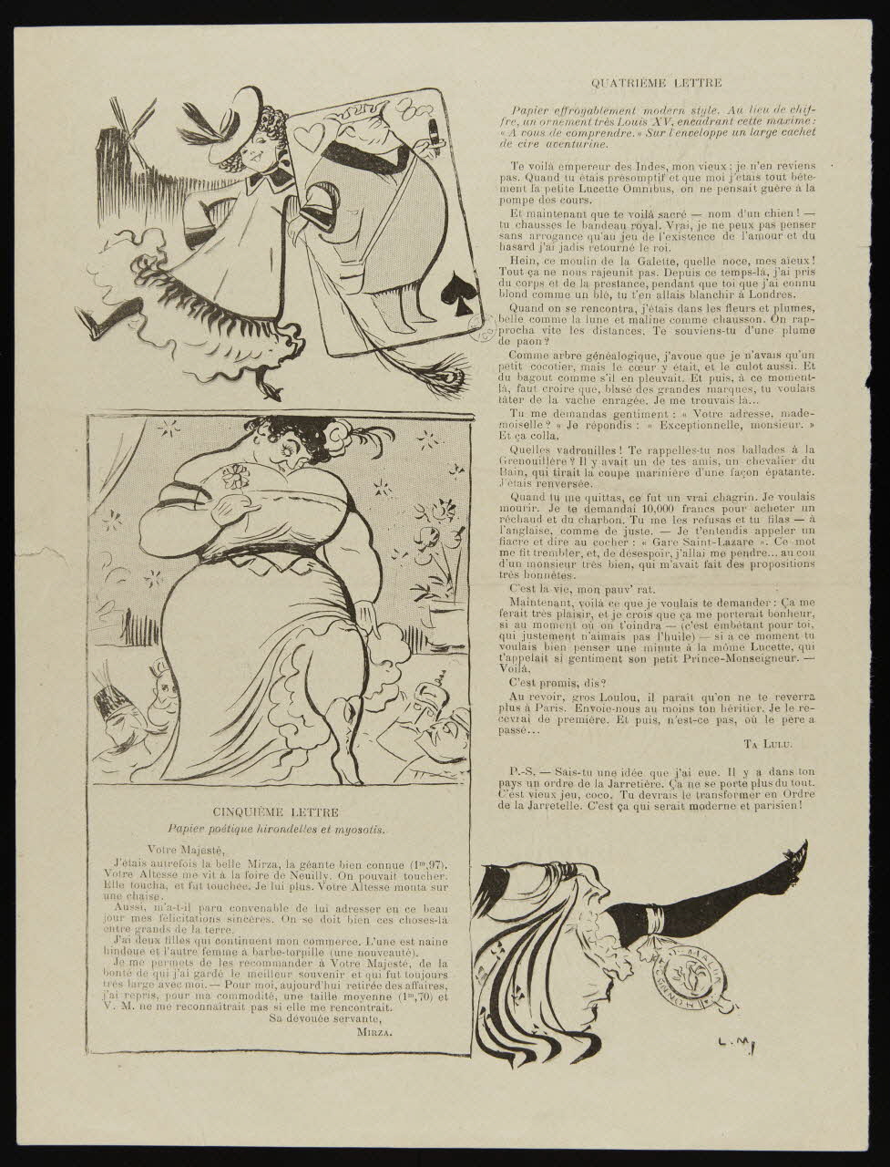 estampe Femme au cabaret 1950.9.256 Photo