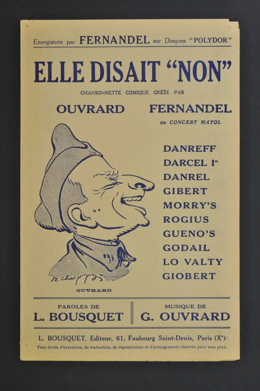 chanson petit format 1968.111.19 Photo Mucem