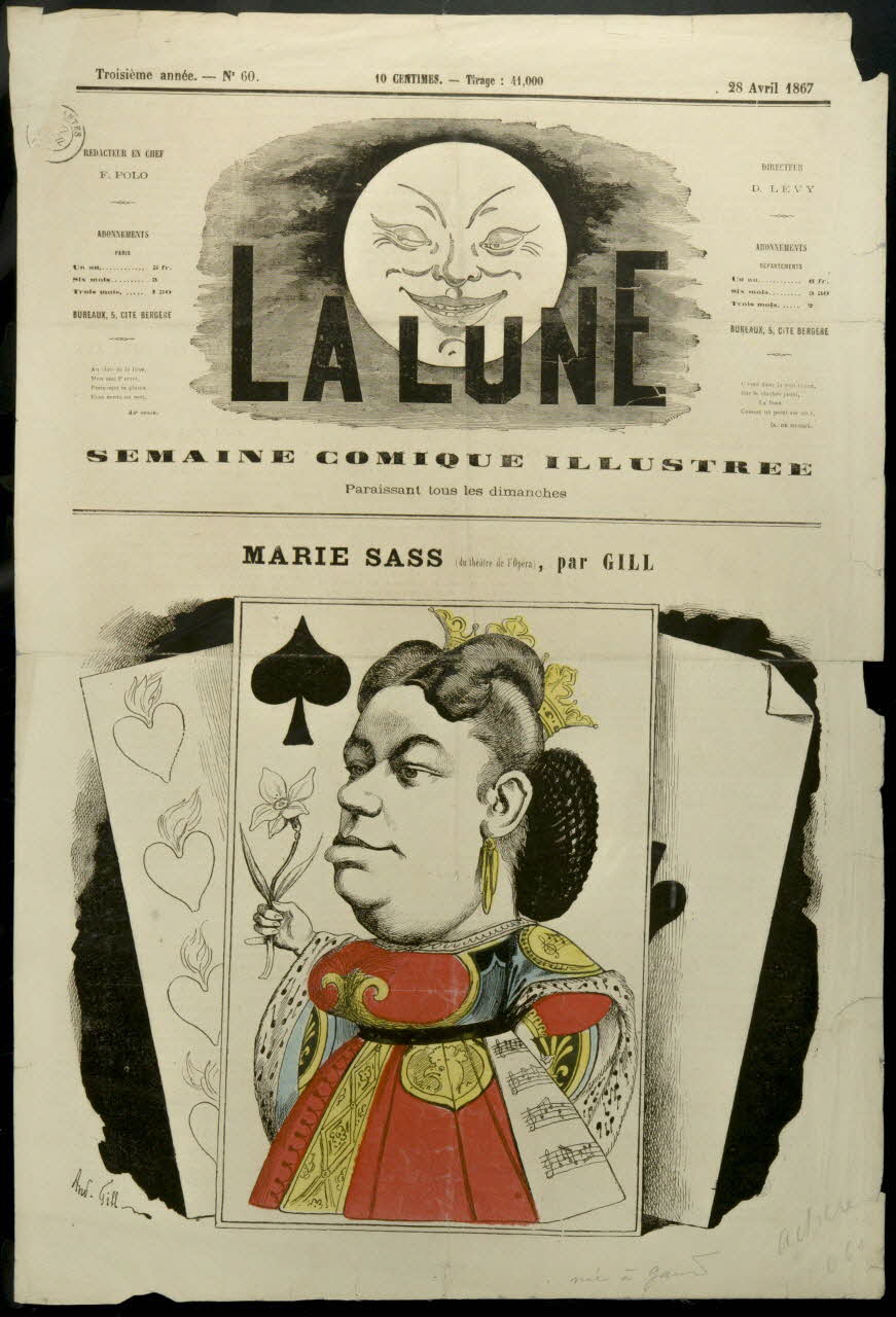 estampe LA LUNE  SEMAINE COMIQUE ILLUSTREE 1950.9.257 Photo