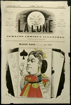 estampe LA LUNE  SEMAINE COMIQUE ILLUSTREE 1950.9.257 Photo