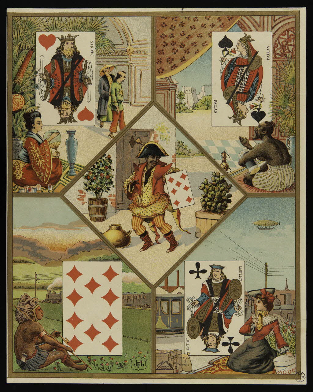 estampe Cartes à jouer 1950.9.313 Photo