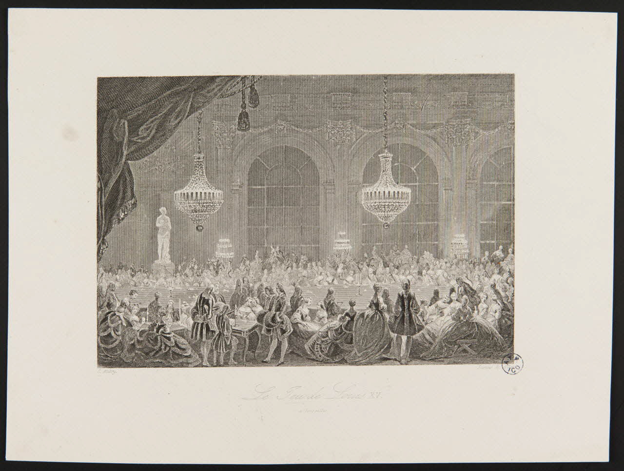 estampe Le Jeu de Louis XV. 1950.9.36 Photo
