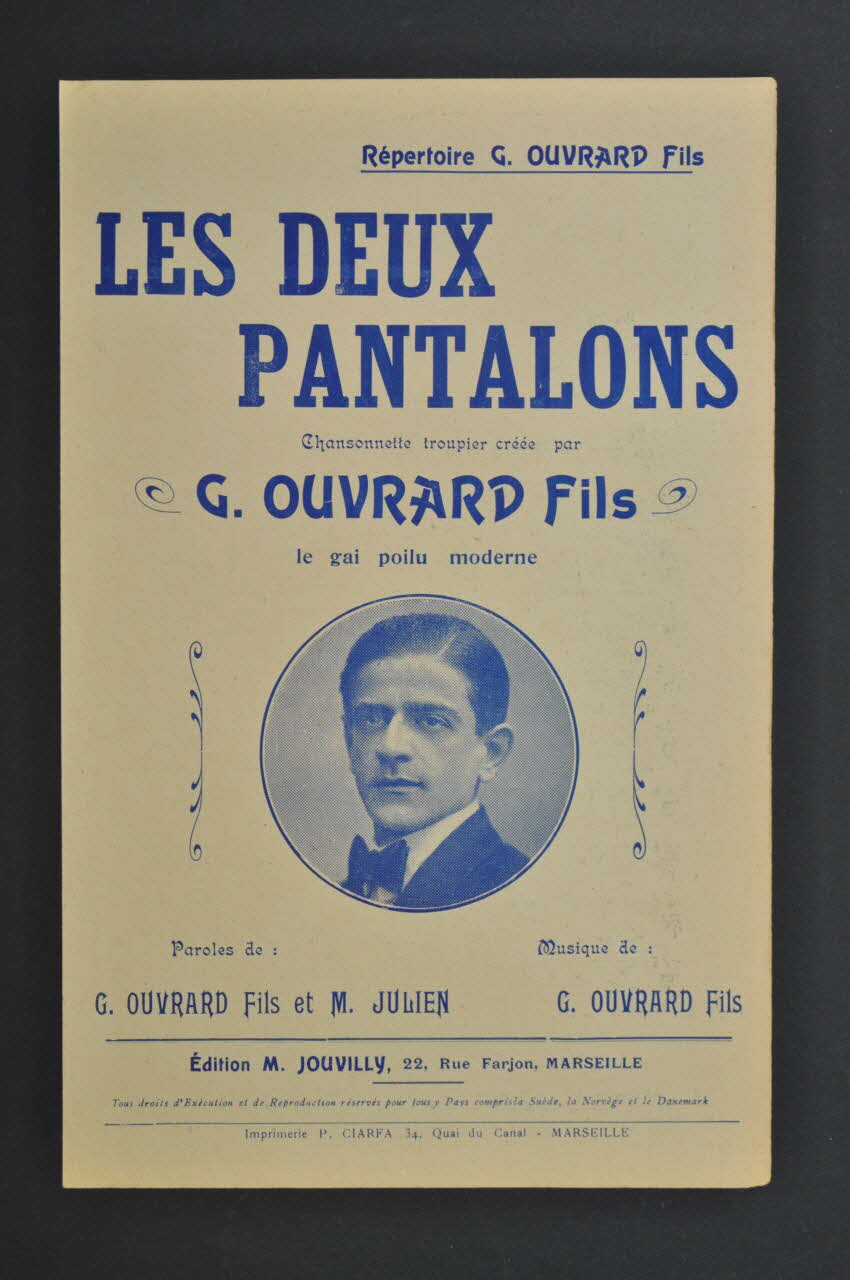 chanson petit format 1968.111.20 Photo Mucem