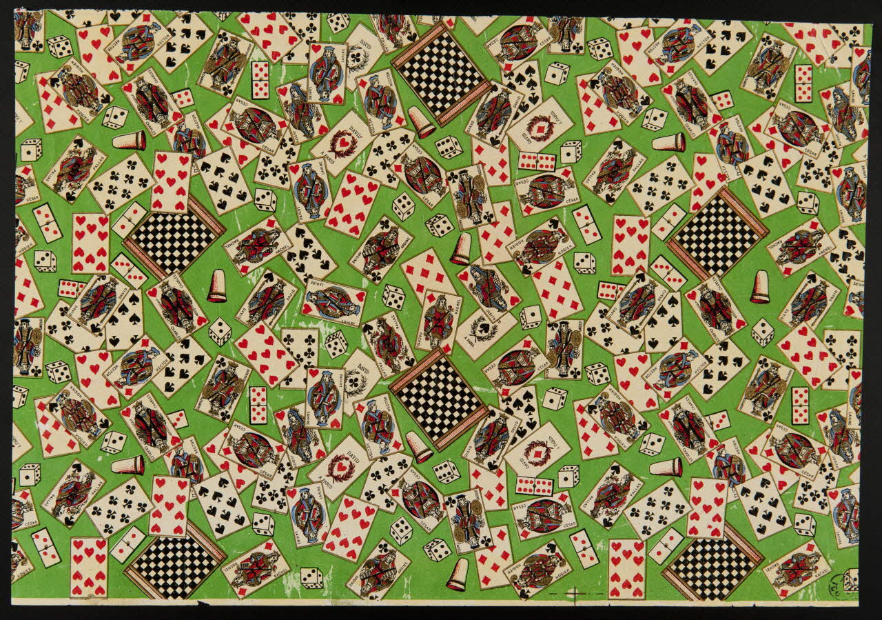 estampe Dés et cartes à jouer 1950.9.388 Photo