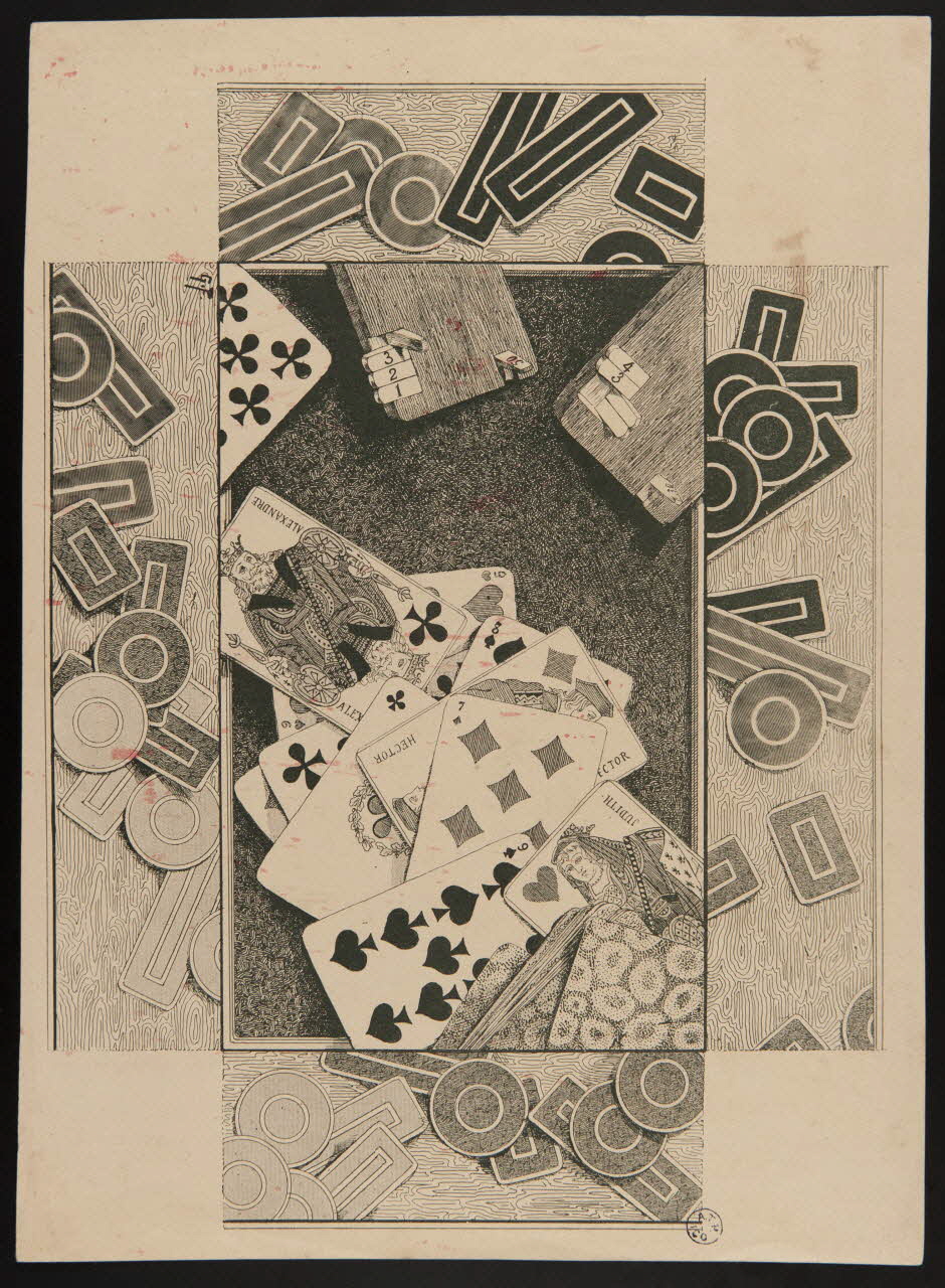 estampe Cartes à jouer 1950.9.391 Photo
