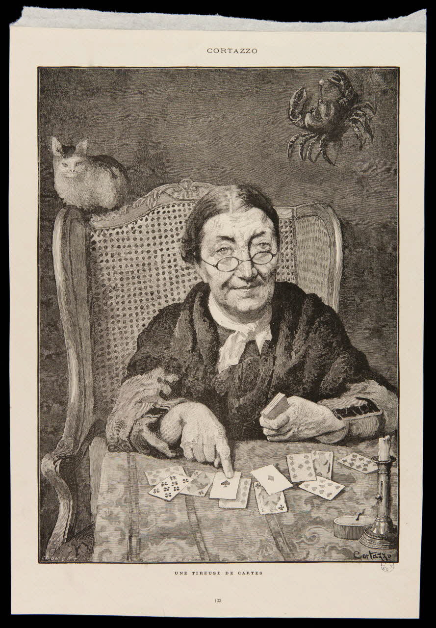 estampe Une tireuse de cartes 1950.9.433 Photo