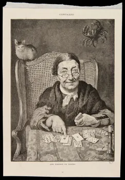 estampe Une tireuse de cartes 1950.9.433 Photo