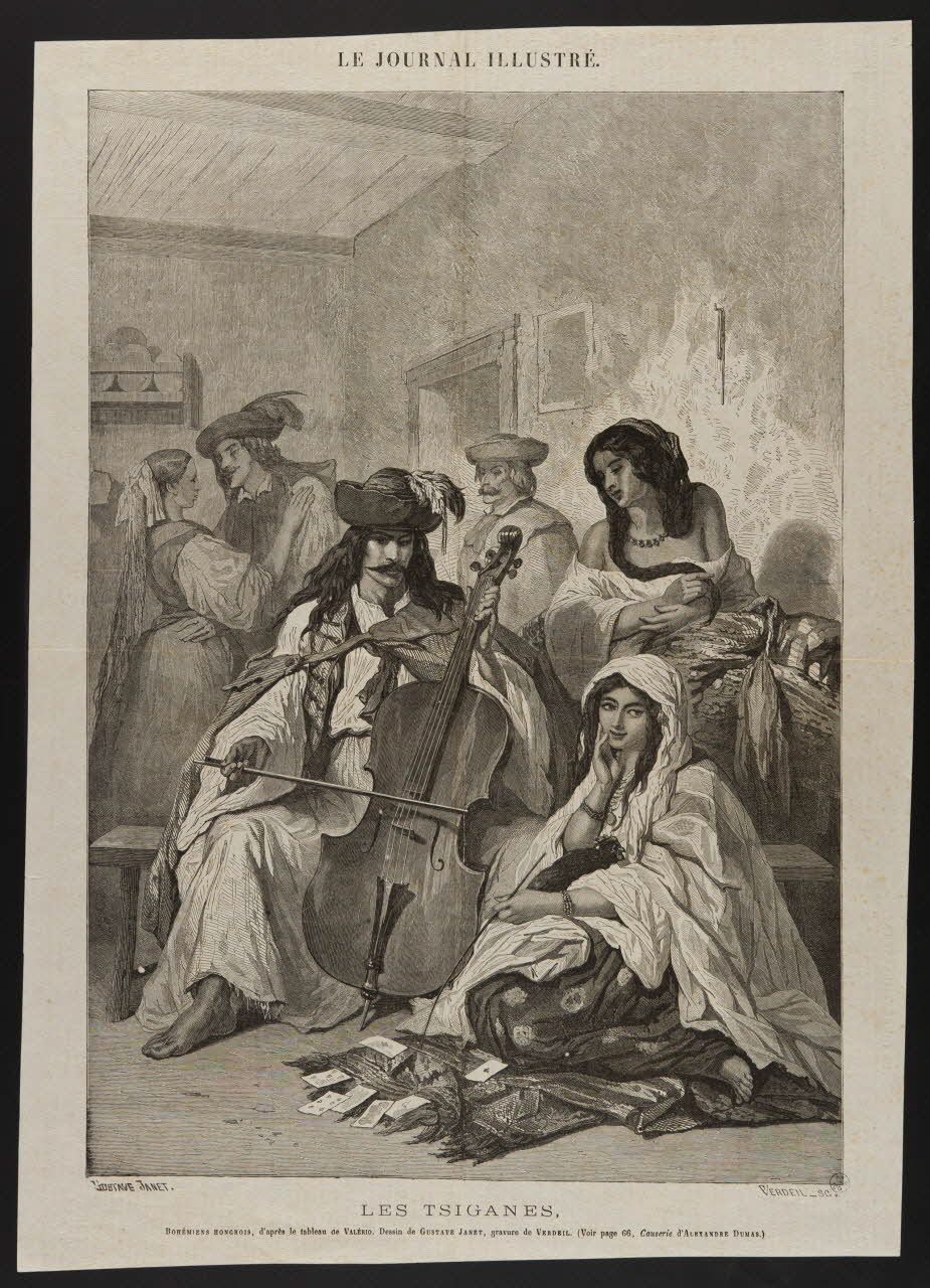 illustration LE JOURNAL ILLUSTRE.  LES "TSIGANES" 1950.9.439 Photo