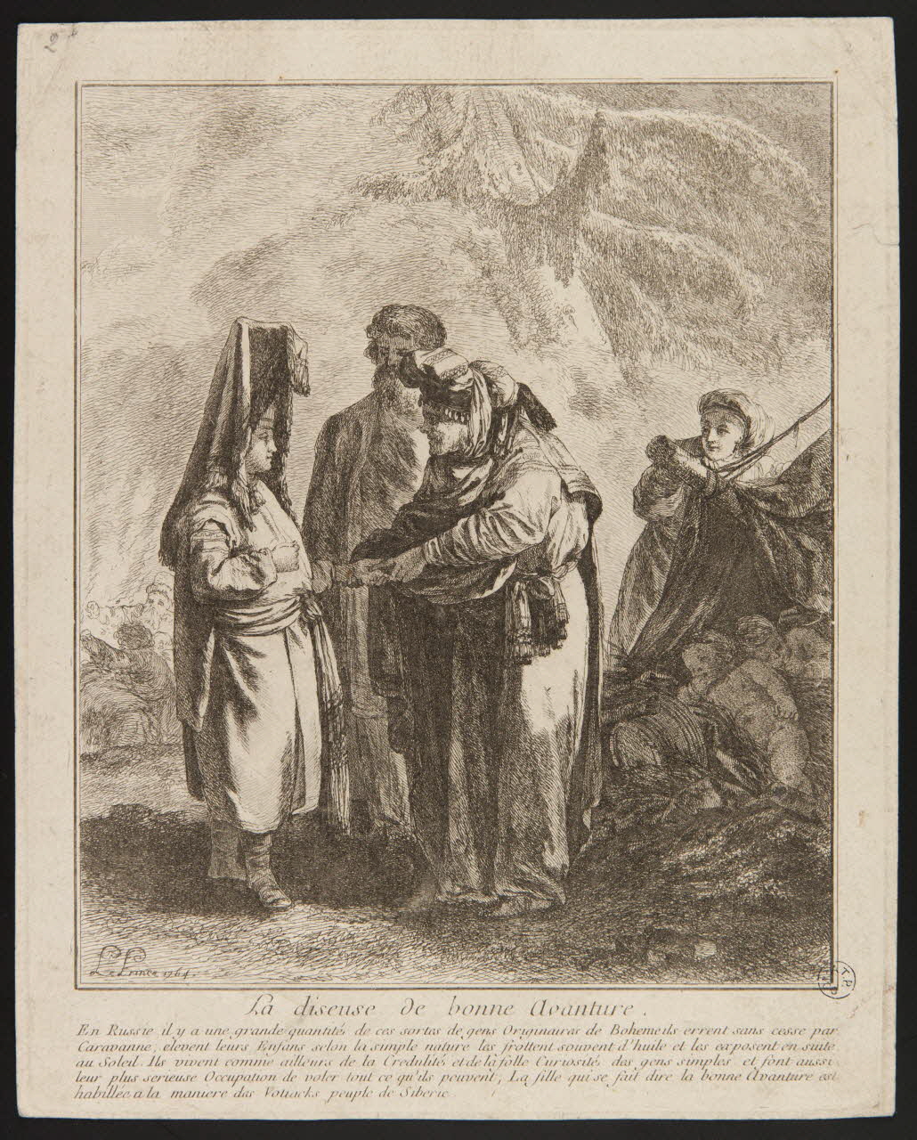 estampe La diseuse de bonne avanture. 1950.9.443 Photo