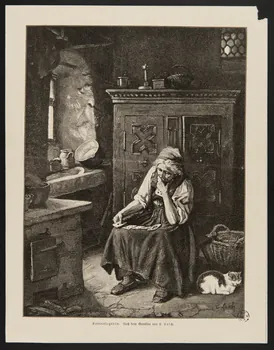estampe Kartenlegerin. 1950.9.444  Photo