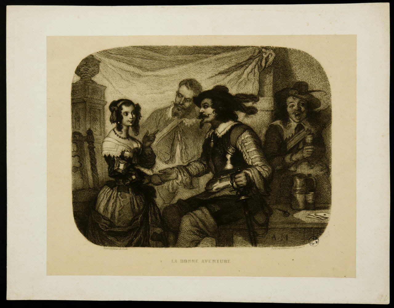 estampe LA BONNE AVENTURE 1950.9.465 Photo