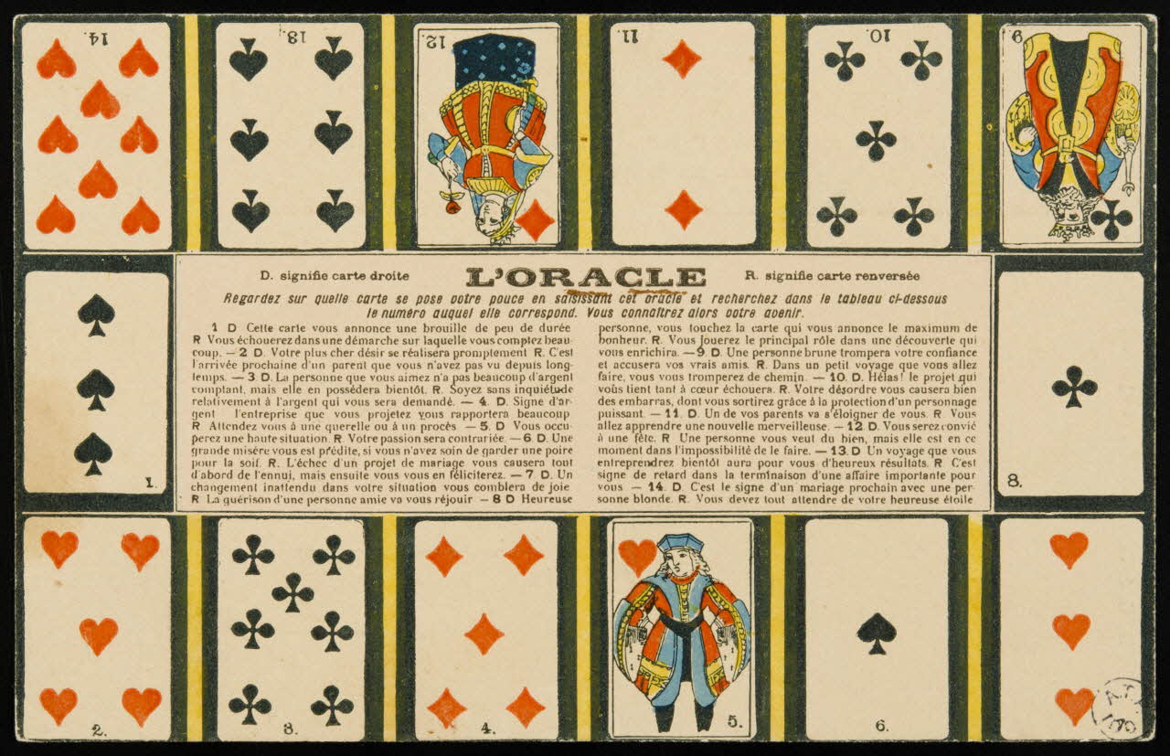 estampe L'ORACLE 1950.9.468 Photo