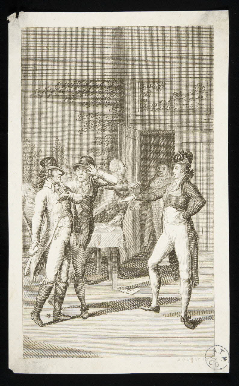 estampe Querelle de gentilshommes 1950.9.54 Photo