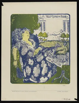 Paul Iribe ; Canard sauvage illustration AU CASINO 1903 1950.9.64 Photo