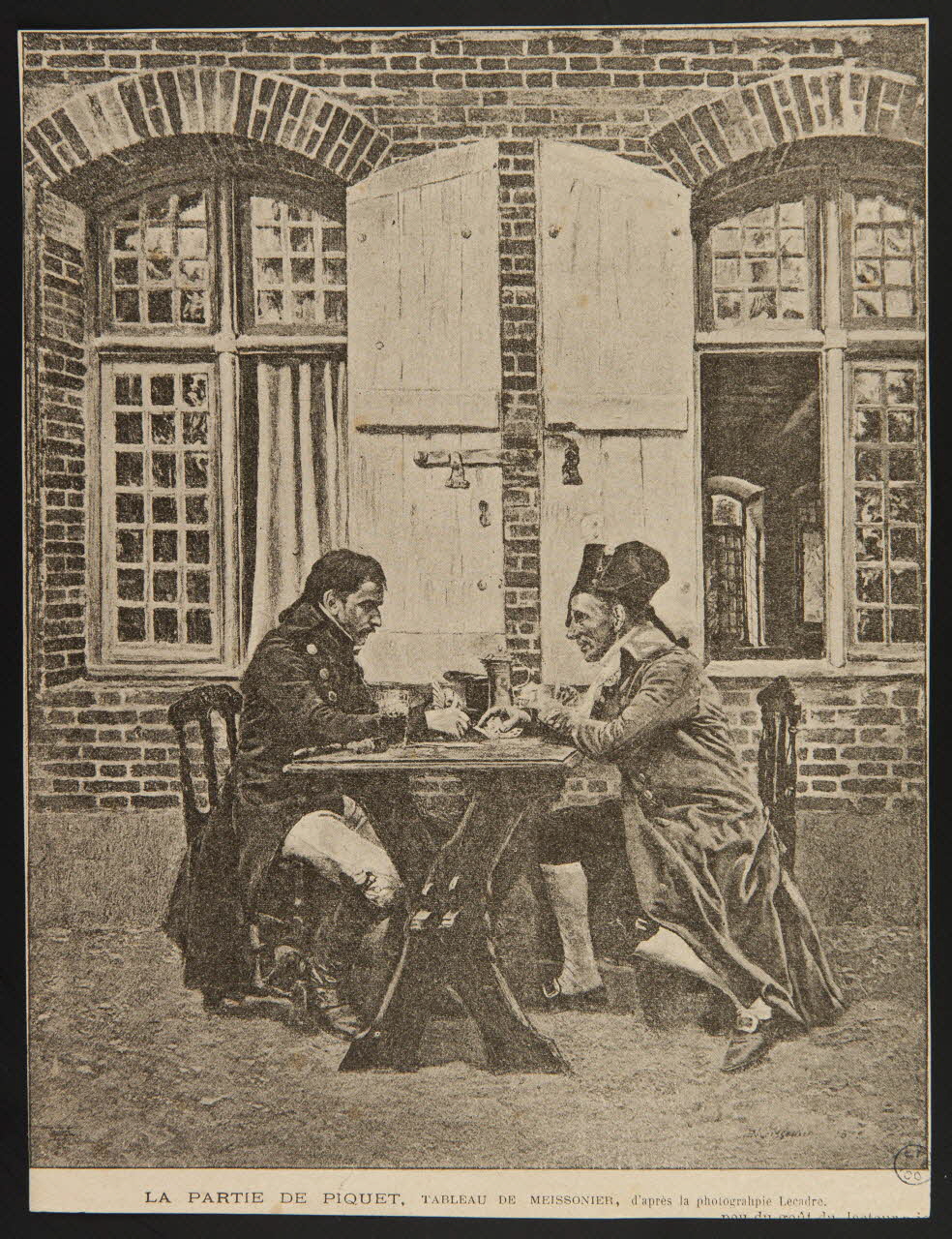 estampe LA PARTIE DE PIQUET. 1950.9.66 Photo