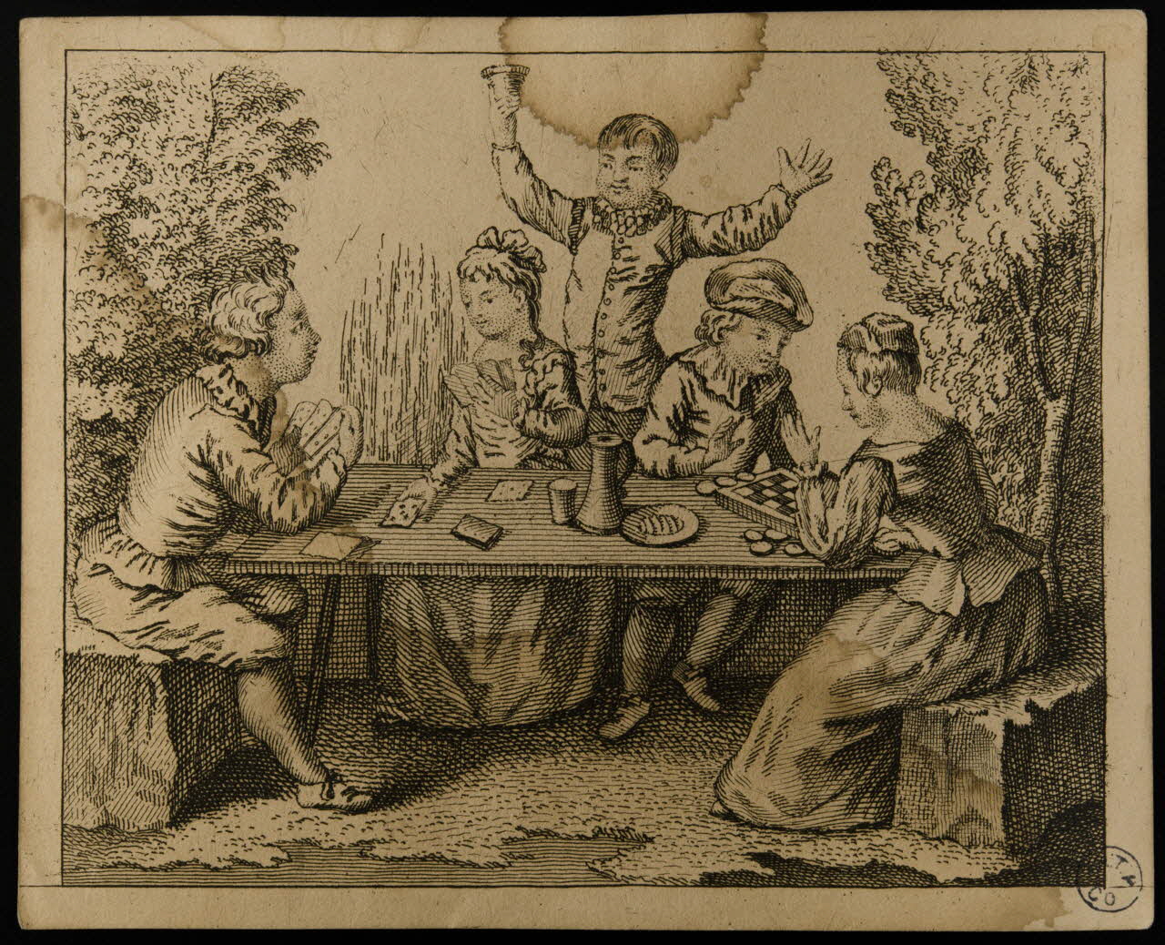 estampe Des enfants jouent 1950.9.68 Photo