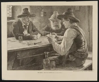 illustration Die Spieler 1950.9.75 Photo