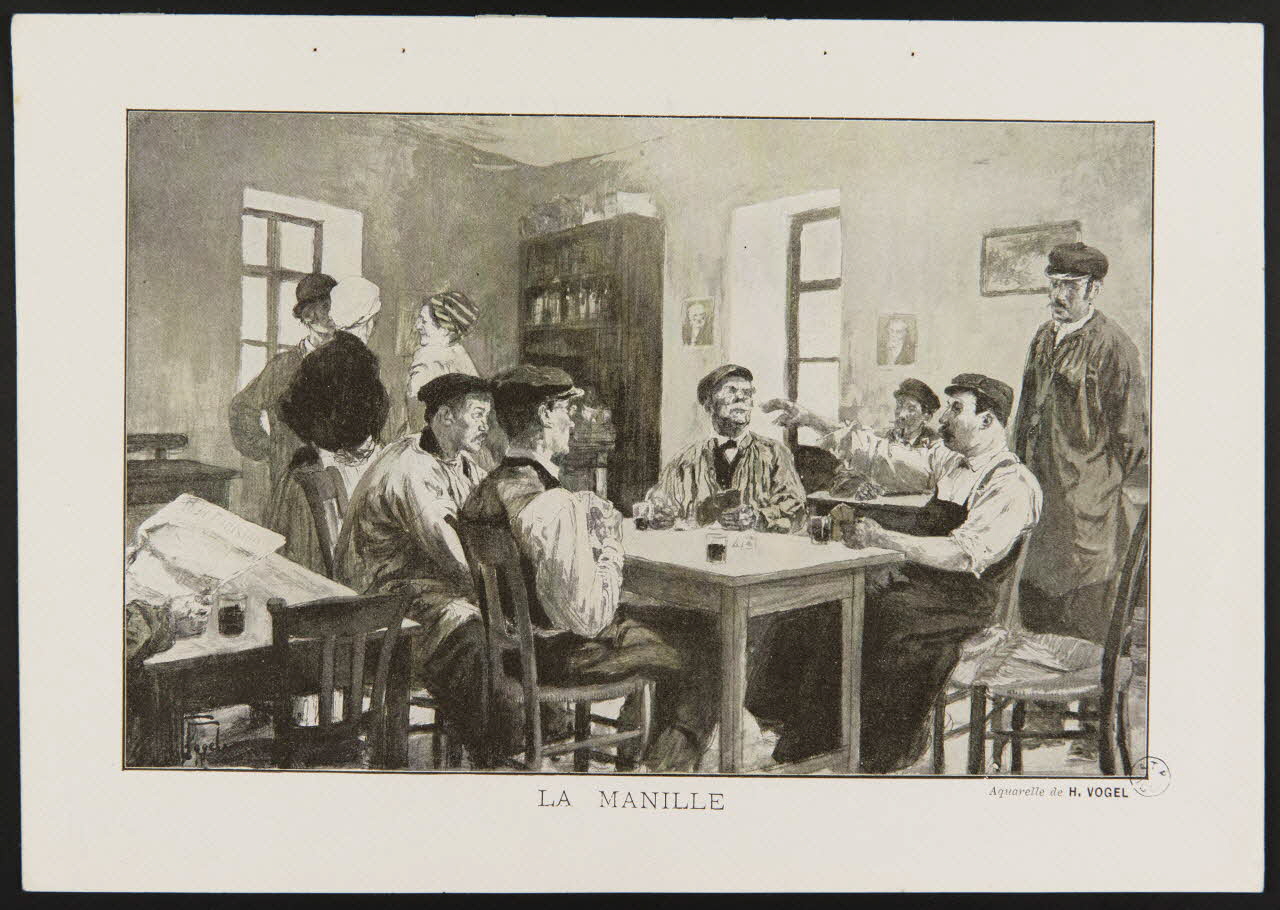 Vogel H. ; Le Petit Parisien illustration LA MANILLE 1907 1950.9.82 Photo
