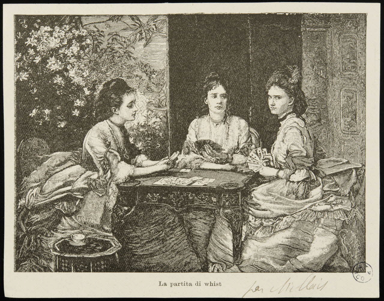 illustration La partita di whist 1950.9.84 Photo