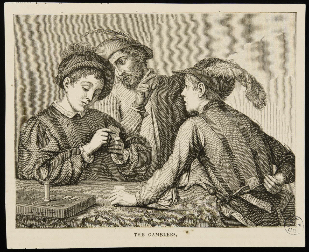 illustration THE GAMBLERS. 1950.9.85 Photo