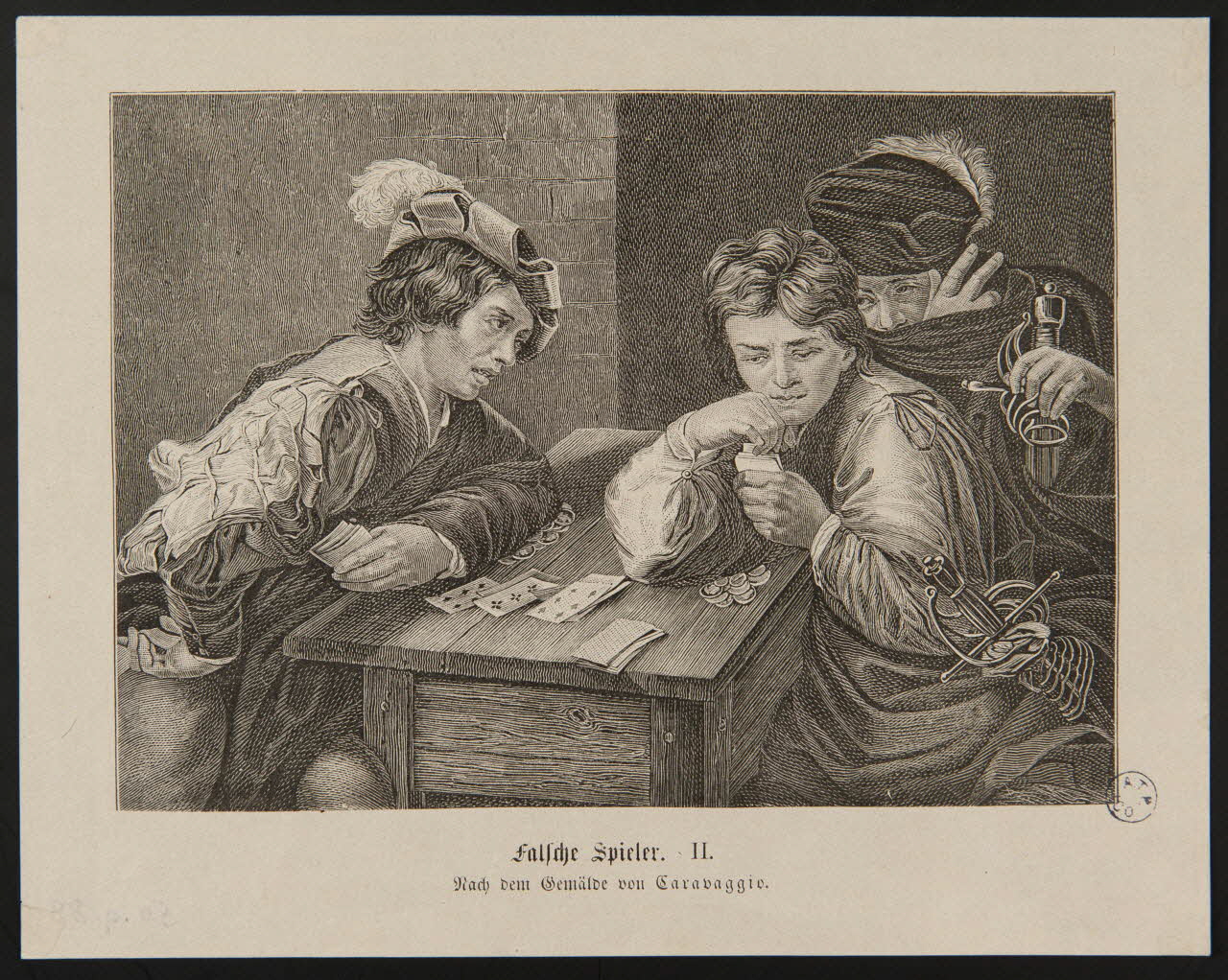 estampe Falsche Spieler. II. 1950.9.89 Photo