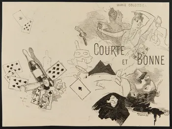 estampe COURTE  ET BONNE 1950.9.93 Photo