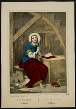 Charles Nicolas Gangel estampe ST. ALEXIS. Metz 1852-1858 1951.16.118 Photo