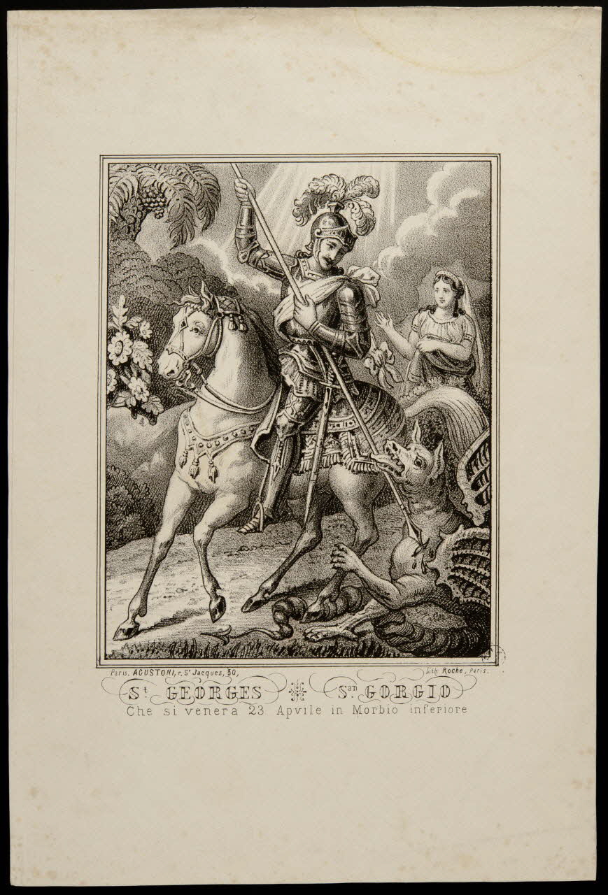 estampe St. GEORGES  San. GORGIO 1951.16.136 Photo