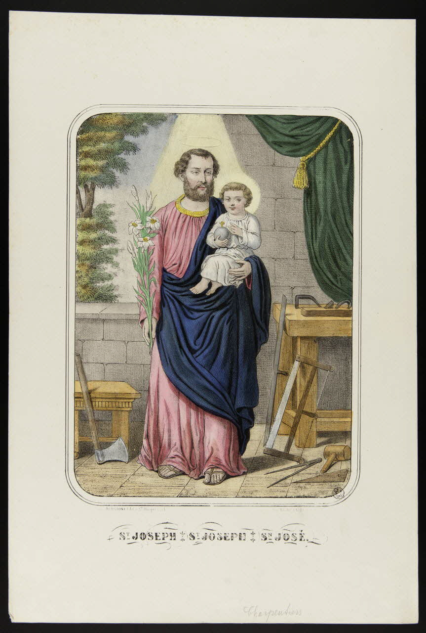estampe St JOSEPH 1951.16.143 Photo