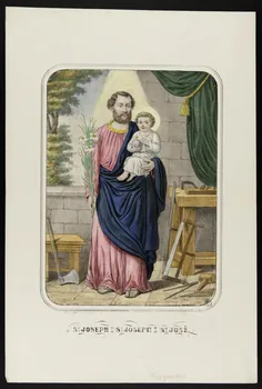 estampe St JOSEPH 1951.16.143 Photo