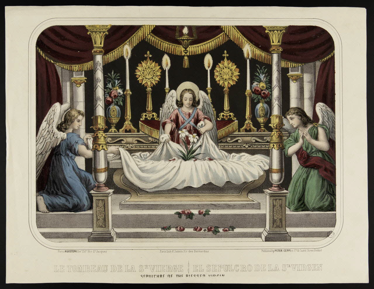 estampe LE TOMBEAU DE LA STE VIERGE 1951.16.145 Photo