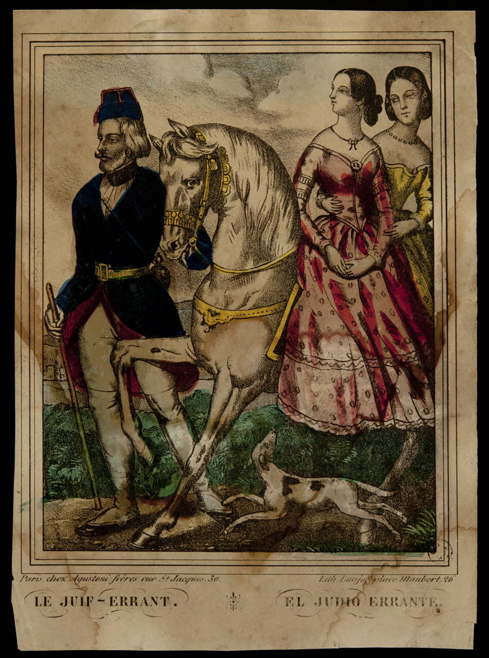 Agustoni ; Laujol estampe LE JUIF-ERRANT.  EL JUDIO ERRANTE. Paris 1841 1951.16.146 Photo
