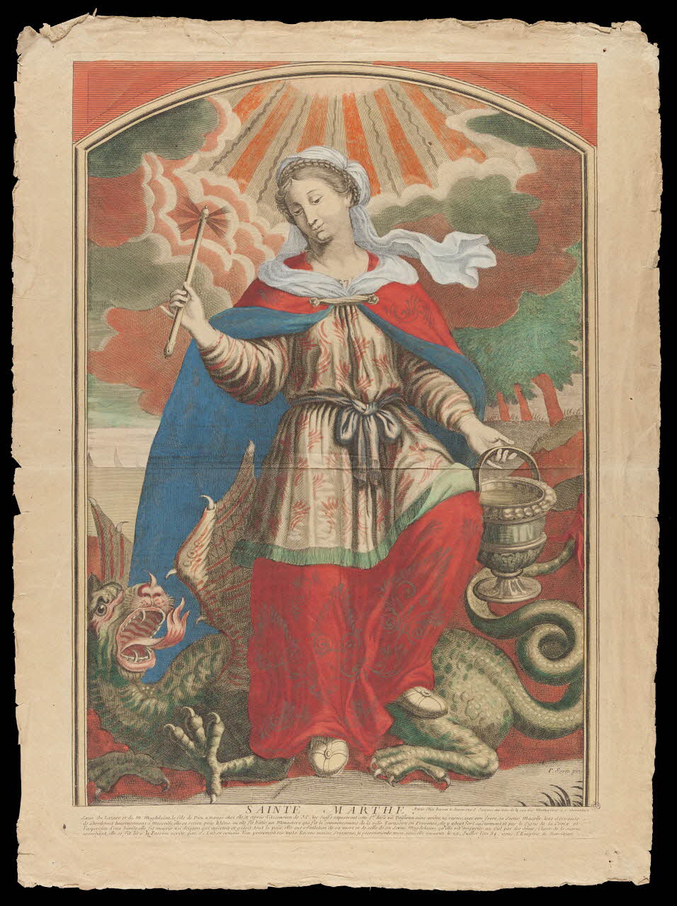 estampe SAINTE MARTHE. 1951.16.150 Photo