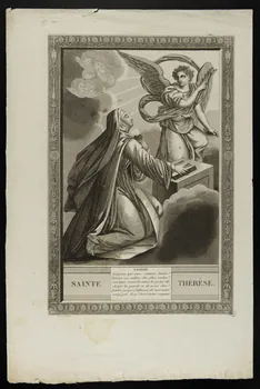 estampe SAINTE THERESE. 1951.16.171 Photo
