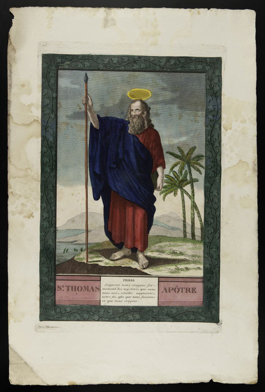 estampe ST. THOMAS APOTRE 1951.16.173 Photo