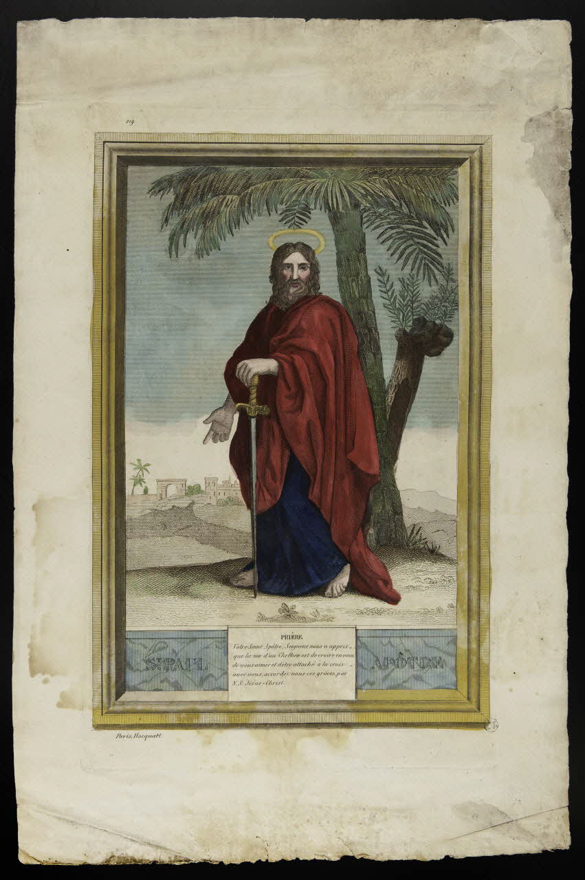 estampe ST. PAUL APOTRE 1951.16.176 Photo