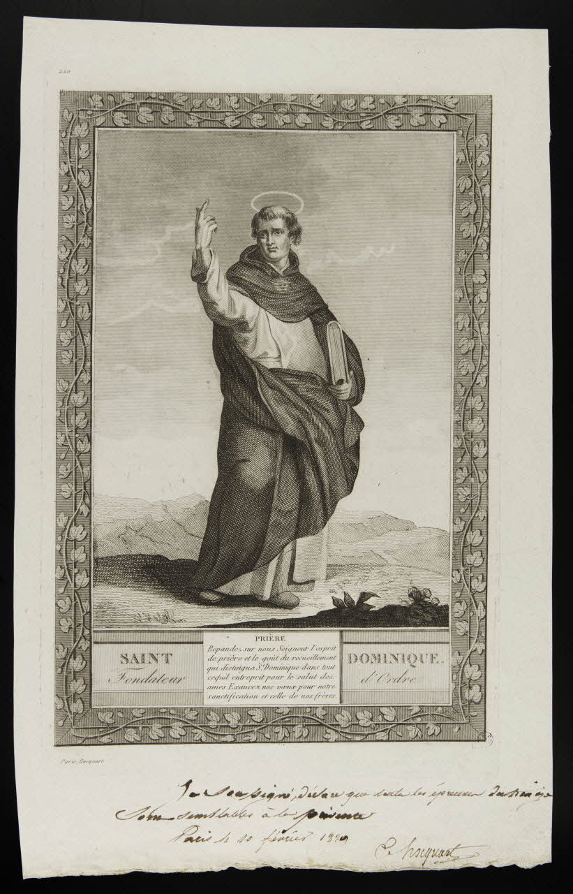 estampe SAINT DOMINIQUE. 1951.16.177 Photo