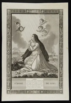 estampe STE. ROSE DE LIMA. 1951.16.184 Photo