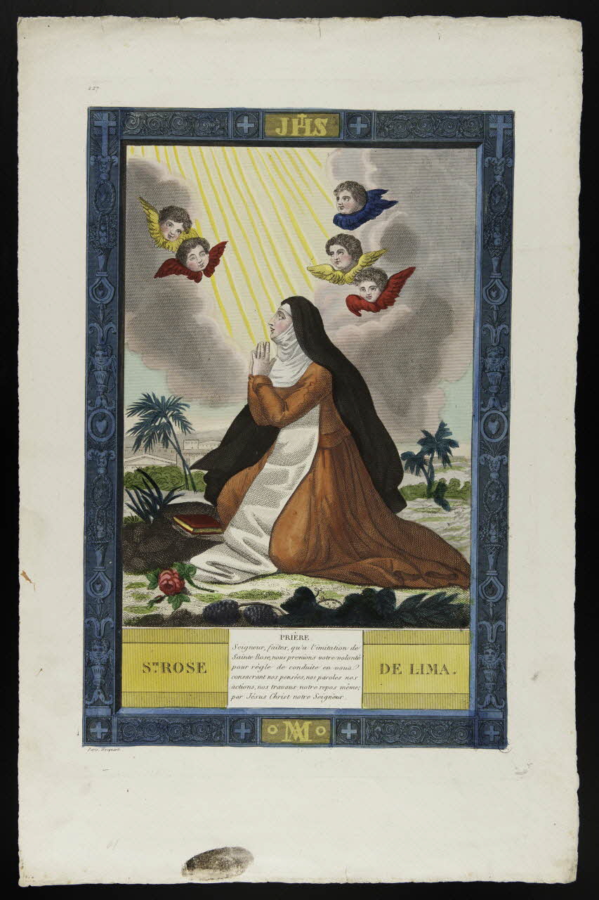 estampe STE. ROSE DE LIMA. 1951.16.185 Photo