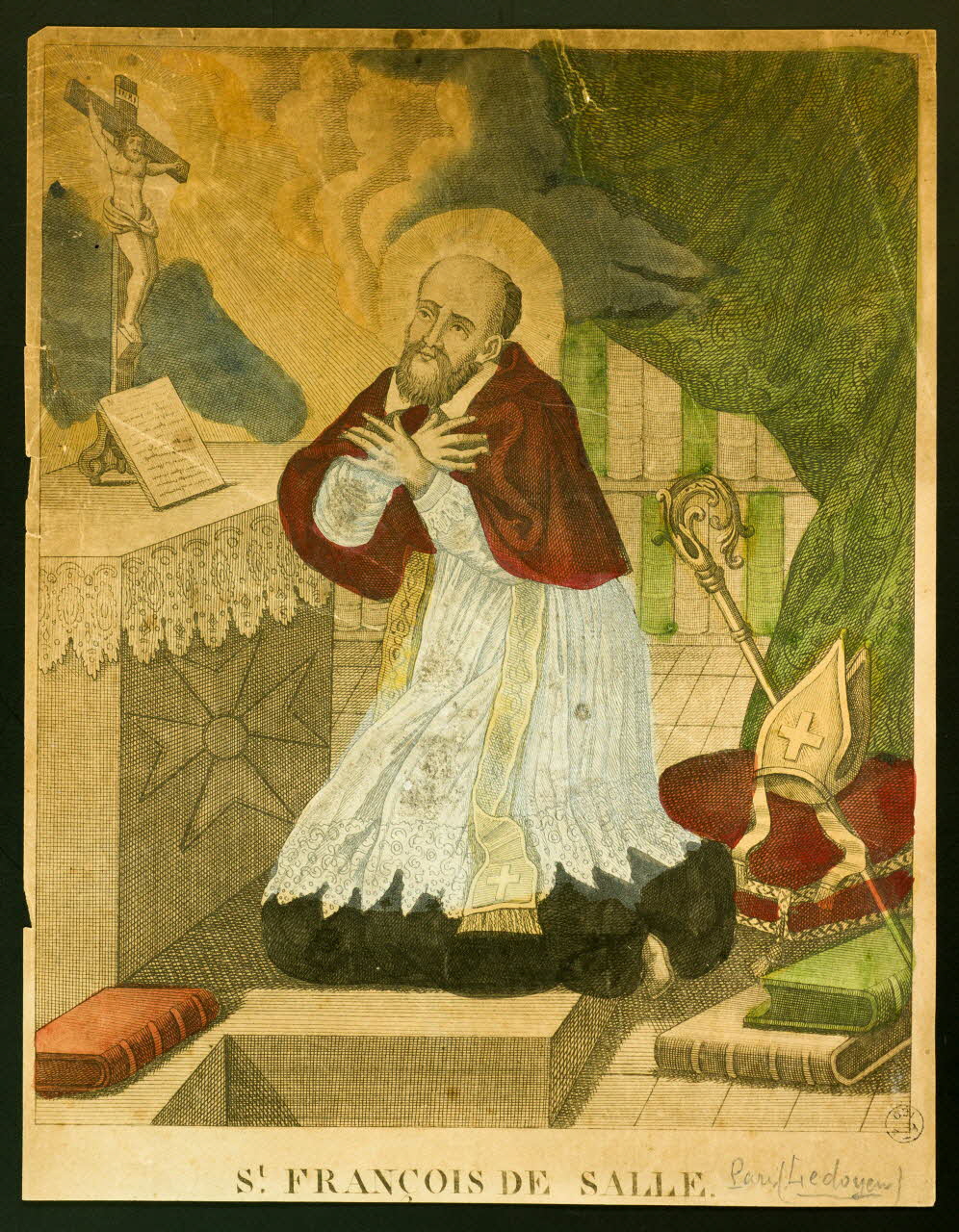 estampe St. FRANCOIS DE SALLE. 1951.16.190 Photo
