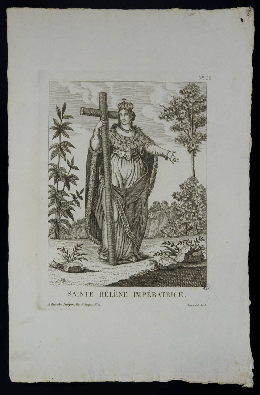 estampe SAINTE HELENE IMPERATRICE. 1951.16.198 Photo