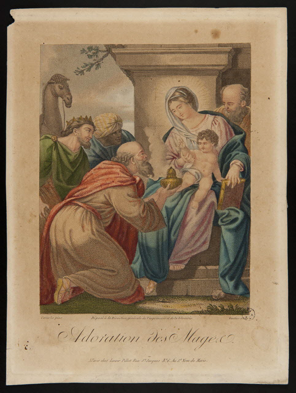 estampe Adoration des Mages 1951.16.207 Photo