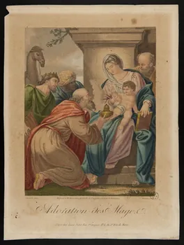 estampe Adoration des Mages 1951.16.207 Photo